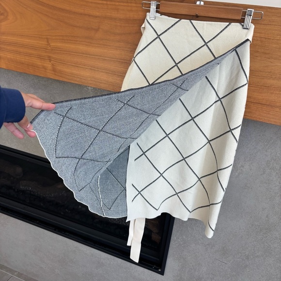 Proenza Schouler Striped Knee-Length Skirt, Size XS - Picture 3 of 9